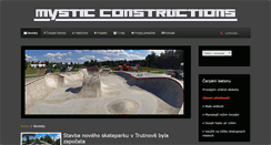Desktop Screenshot of mysticconstructions.cz