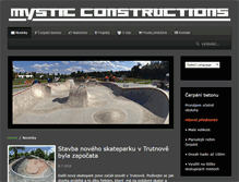 Tablet Screenshot of mysticconstructions.cz
